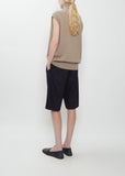 Maia Cashmere Sleeveless Sweater — Sahara Mélange