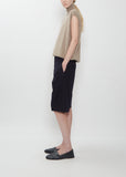 Pim Light Woolen Felt Shorts