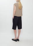 Pim Light Woolen Felt Shorts