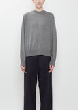 Minos Cashmere Crewneck Sweater — Metal Mélange