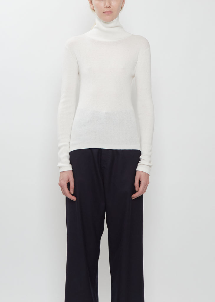 Malika Cotton Cashmere Turtleneck