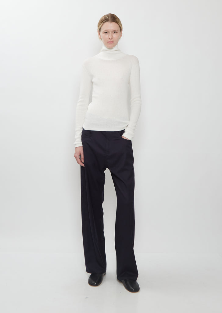 Malika Cotton Cashmere Turtleneck