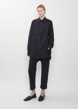 Breg Cotton Voile Shirt — Midnight