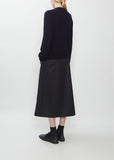 Minos Cashmere Crewneck Sweater — Midnight