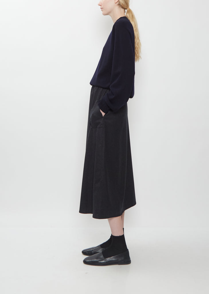 Synne Ultralight Wool Flannel Skirt