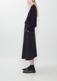 Synne Ultralight Wool Flannel Skirt