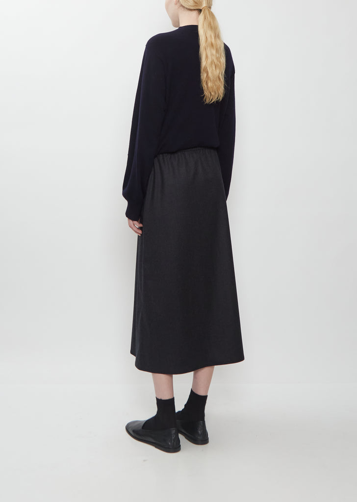 Synne Ultralight Wool Flannel Skirt