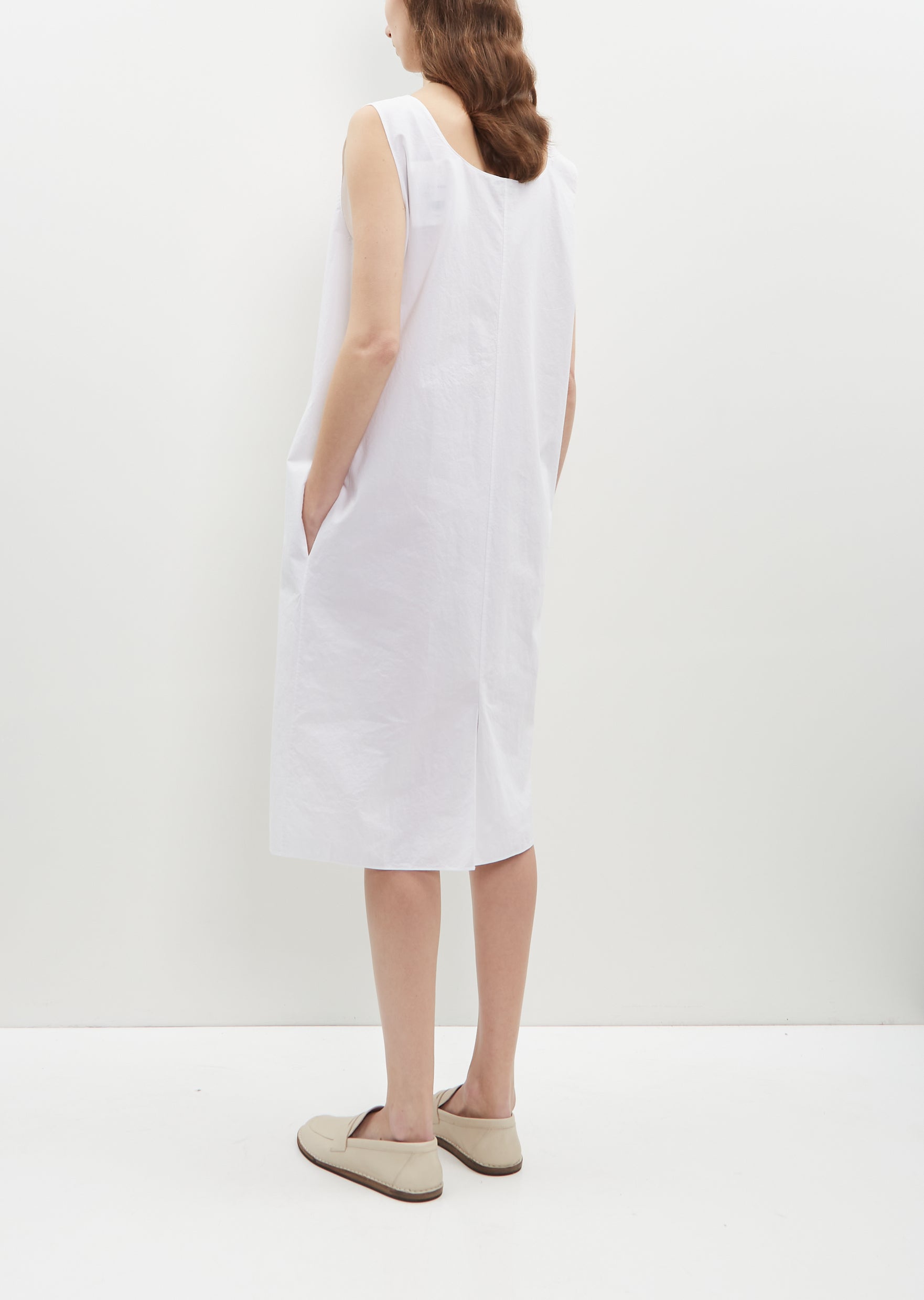 the row white dress Toman jersey midi - neck and sleeveless silhouette A $69 Nordstrom Alt For