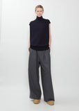 Maia Cashmere Sleeveless Sweater — Midnight