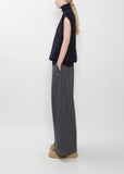 Maia Cashmere Sleeveless Sweater — Midnight