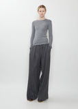 Minerva Cotton Cashmere Rib Knit Tee