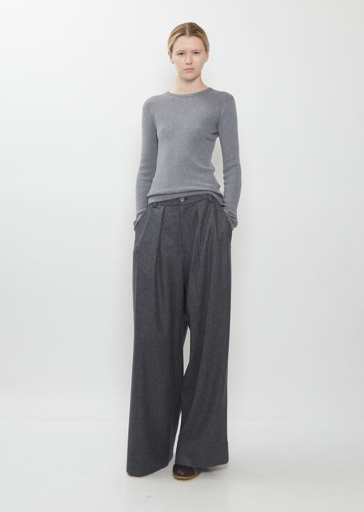 Piaf Light Woollen Felt Pants
