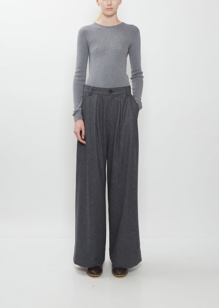 Piaf Light Woollen Felt Pants