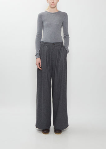 Piaf Light Woollen Felt Pants