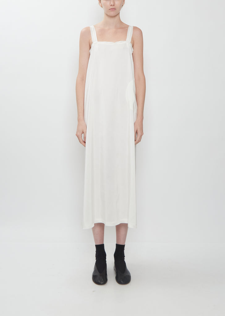 Dize Silk Doupion Slip Dress — Lychee
