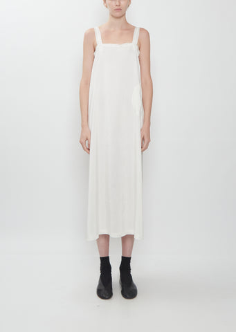 Dize Silk Doupion Slip Dress — Lychee