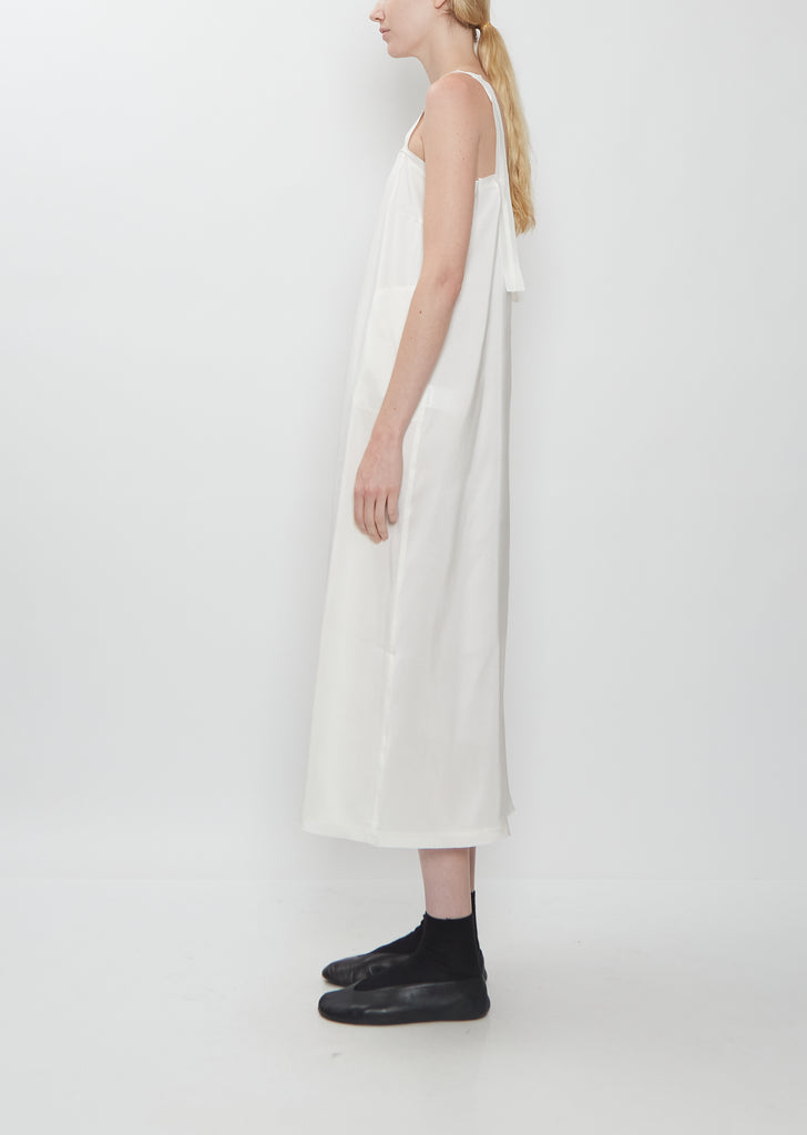 Dize Silk Doupion Slip Dress — Lychee