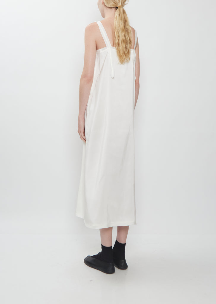 Dize Silk Doupion Slip Dress — Lychee