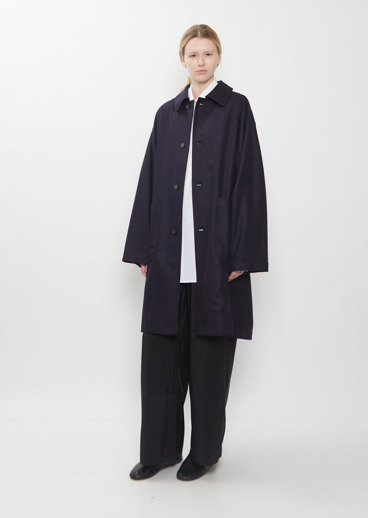 Ceren Light Woollen Felt Coat