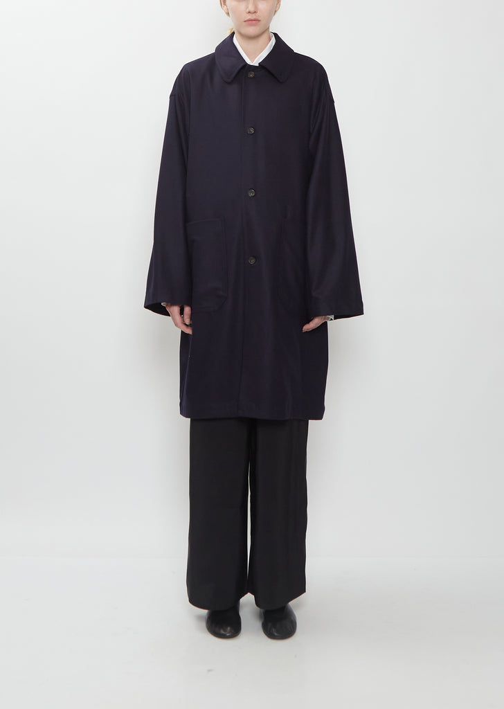 Ceren Light Woollen Felt Coat
