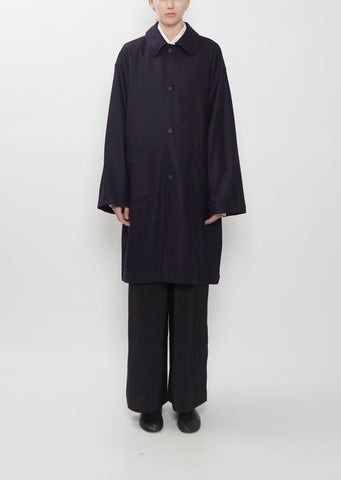 Ceren Light Woollen Felt Coat