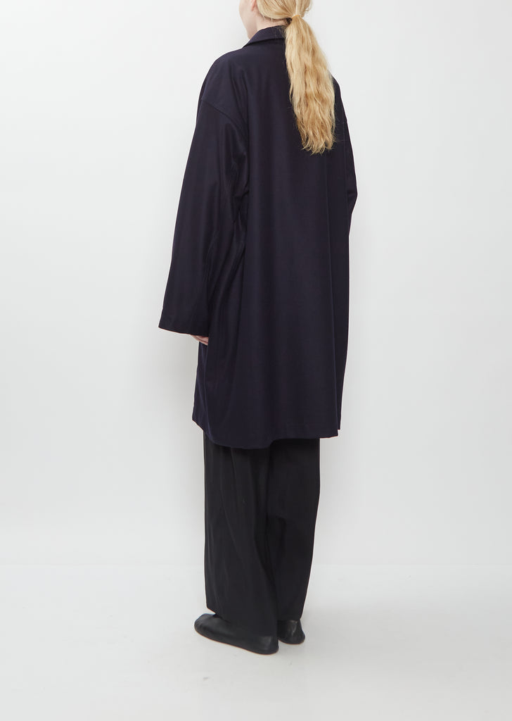 Ceren Light Woollen Felt Coat