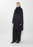 Monk Cashmere Triangle Scarf — Midnight
