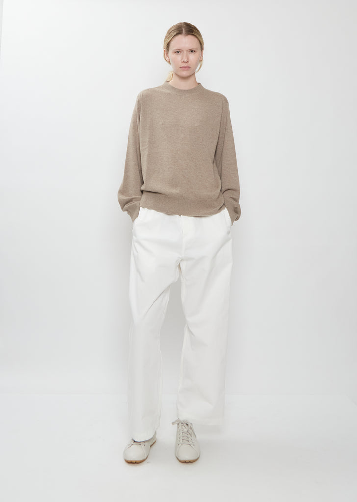 Pinot Winter Cotton Pants — Off White