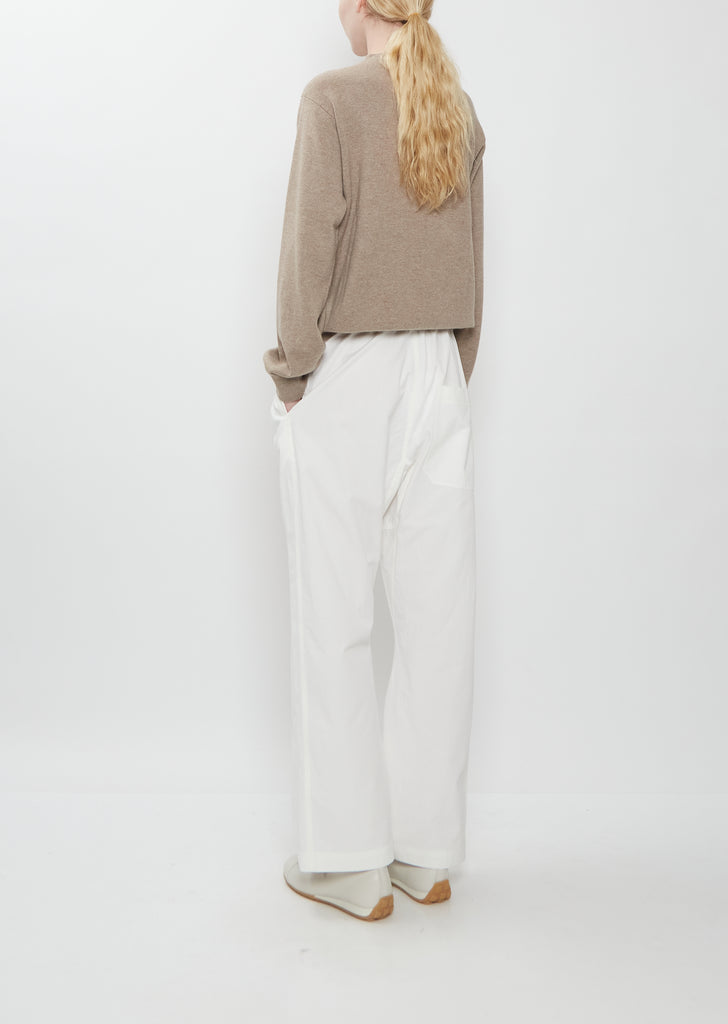 Pinot Winter Cotton Pants — Off White