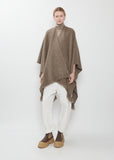 Yak Split Cape — Natural Grey