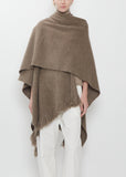 Yak Split Cape — Natural Grey