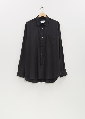 Cotton Silk Oversized Regular Collar Shirt