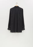 Cotton Silk Oversized Regular Collar Shirt