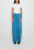 Cotton Corduroy Roomy — Turquoise