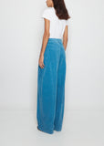 Cotton Corduroy Roomy — Turquoise