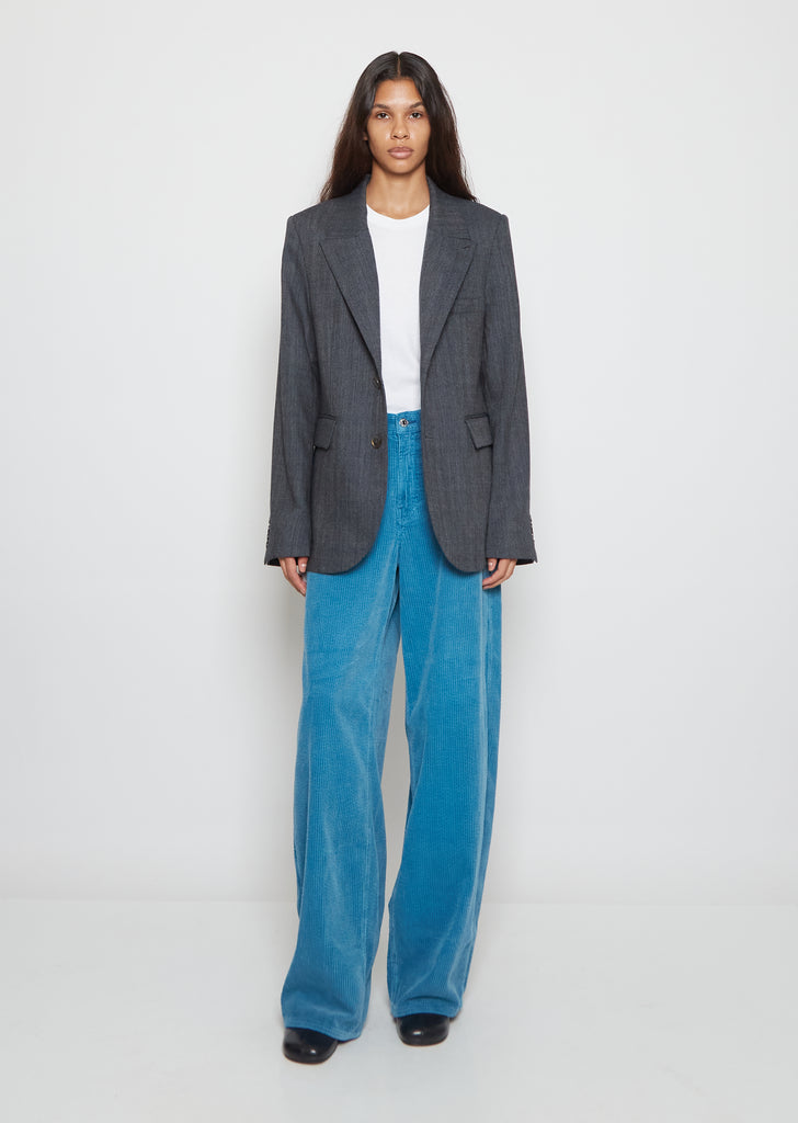 Sporting Wool Suiting Blazer