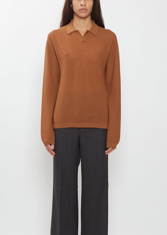 Garter Wool Polo
