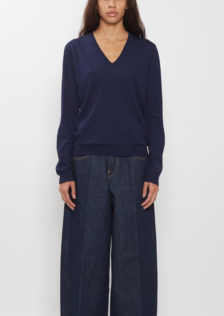 Perfect V-Neck Merino Wool Sweater