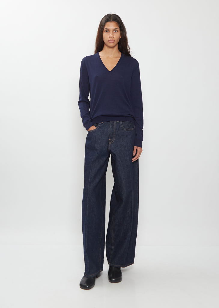 Perfect V-Neck Merino Wool Sweater