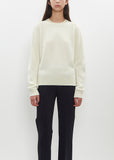 Hepburn Crew Sweater — White Tea