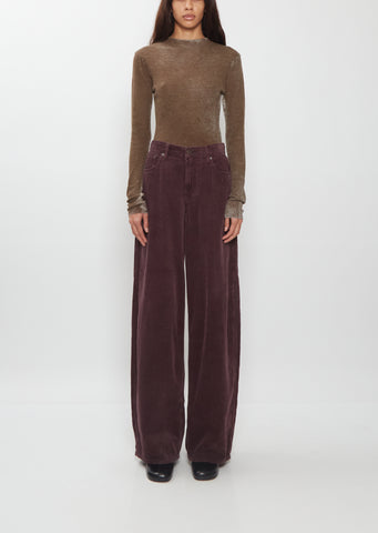 Cotton Corduroy Roomy — Viola
