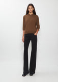 Elbow V-Neck Merino Wool Top