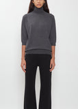Elbow Turtleneck Merino Wool Top