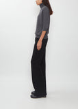 Elbow Turtleneck Merino Wool Top