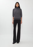 Elbow Turtleneck Merino Wool Top