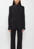 Sporting Wool Knit Blazer