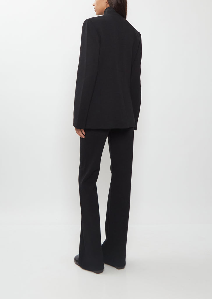 Sporting Wool Knit Blazer