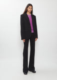 Sporting Wool Knit Blazer