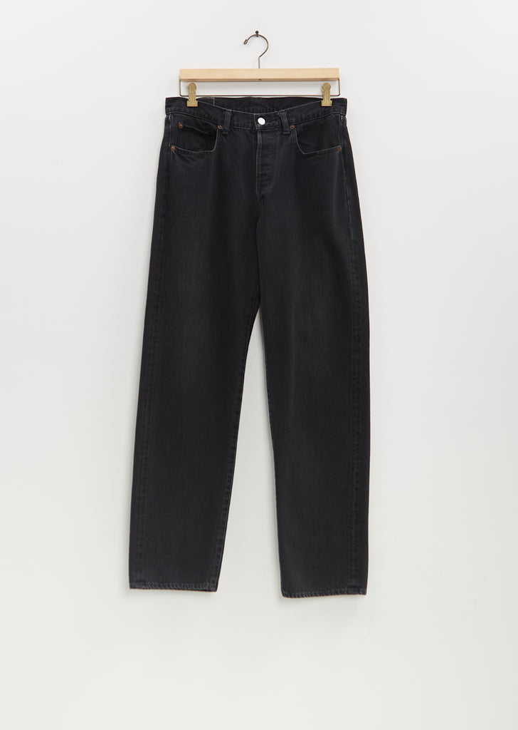 Vintage Reproduction Denim Jeans — Black