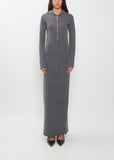 Long Straight Merino Wool Skirt